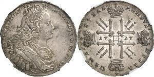 1 Рубль Російська імперія (1720-1917) Срібло Петро II (1715-1730)