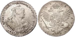 1 Рубль Російська імперія (1720-1917) Срібло Анна Іванівна (1693-1740)