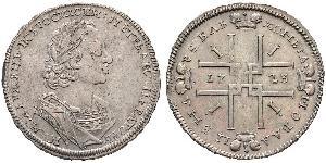 1 Рубль Російська імперія (1720-1917) Срібло Петро I Олексійович(1672-1725)