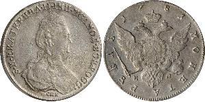 1 Рубль Російська імперія (1720-1917) Срібло Катерина II (1729-1796)