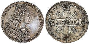 1 Рубль Російська імперія (1720-1917) Срібло Петро II (1715-1730)