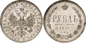 1 Рубль Російська імперія (1720-1917) Срібло Олександр II (1818-1881)