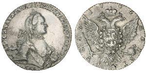 1 Рубль Російська імперія (1720-1917) Срібло Катерина II (1729-1796)