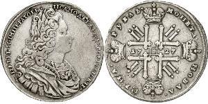 1 Рубль Російська імперія (1720-1917) Срібло Петро II (1715-1730)