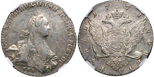 1 Рубль Російська імперія (1720-1917) Срібло Катерина II (1729-1796)