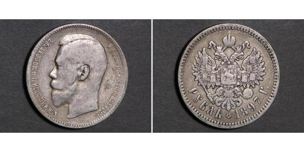 1 Рубль Російська імперія (1720-1917) Срібло Микола II (1868-1918)