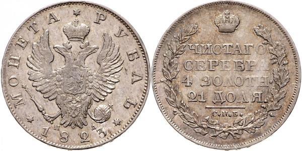 1 Рубль Російська імперія (1720-1917) Срібло Олександр I (1777-1825)