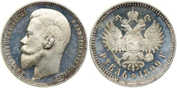 1 Рубль Російська імперія (1720-1917) Срібло Микола II (1868-1918)
