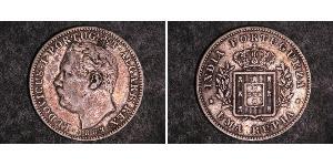 1 Рупія Индия португальская (1510-1961) Срібло 