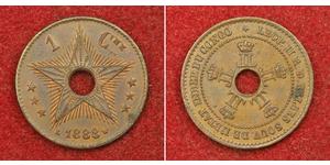1 Сантім Бельгійське Конго (1908 - 1960)  