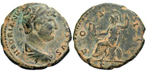 1 Семісіс Римська імперія (27BC-395) Бронза Адріан (76 - 138) 