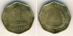 1 Сентаво Аргентинская Республика (1861 - ) Латунь 