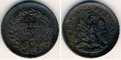 1 Сентаво Соединённые Штаты Мексики (1867 - ) Медь 