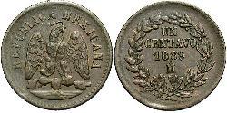 1 Сентаво Соединённые Штаты Мексики (1867 - ) Медь 