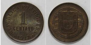1 Сентаво Перша Португальська Республіка (1910 - 1926) Мідь 