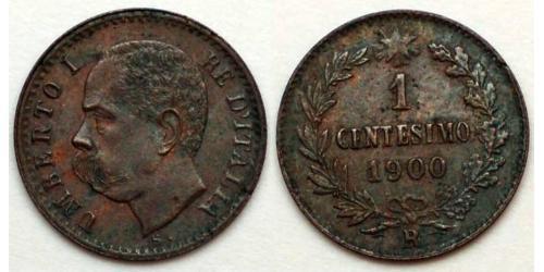 1 Сентесимо Kingdom of Italy (1861-1946)  Умберто I (1844-1900)
