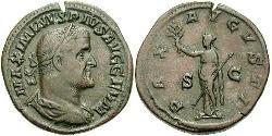 1 Сестерций Римская империя (27BC-395) Бронза Максимин I (173-238)