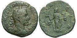 1 Сестерций Римская империя (27BC-395) Бронза Деций Траян (201-251)