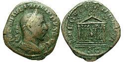 1 Сестерций Римская империя (27BC-395) Бронза Филипп Араб(204-249)