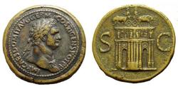 1 Сестерций Римская империя (27BC-395) Бронза Домициан (51-96)