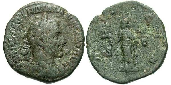 1 Сестерций Римская империя (27BC-395) Бронза Деций Траян (201-251)