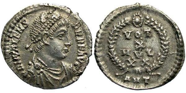 1 Силиква Византийская империя (330-1453) Серебро Валент II (328-378)