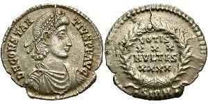 1 Силиква Римская империя (27BC-395) Серебро Констанций II (317 - 361)