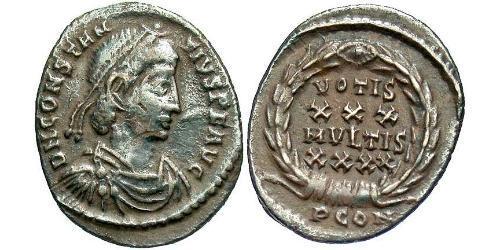 1 Силиква Римская империя (27BC-395) Серебро Констанций II (317 - 361)