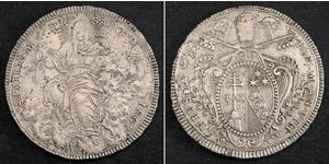 1 Скудо Папская область (752-1870) Серебро Пий VII  (1742 -1823)