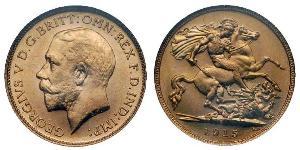 1 Соверен Австралия (1788 - 1939) Золото Георг V (1865-1936)