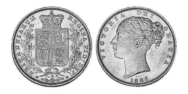 1 Соверен Австралия (1788 - 1939) Золото Виктория (1819 - 1901)