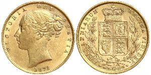 1 Соверен Австралія (1788 - 1939) Золото Вікторія (1819 - 1901)