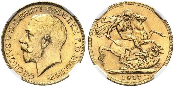 1 Соверен Канада Золото Георг V (1865-1936)