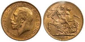 1 Соверен Південно-Африканська Республіка Золото Георг V (1865-1936)