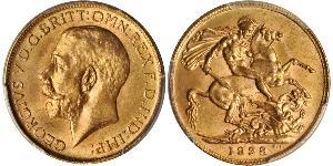 1 Соверен Південно-Африканська Республіка Золото Георг V (1865-1936)