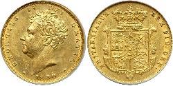 1 Соверен Сполучене королівство Великобританії та Ірландії (1801-1922) Золото Георг IV (1762-1830)