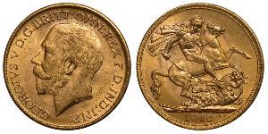 1 Соверен Сполучене королівство Великобританії та Ірландії (1801-1922) Золото Георг V (1865-1936)