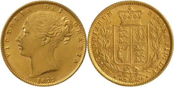 1 Соверен Сполучене королівство Великобританії та Ірландії (1801-1922) Золото Вікторія (1819 - 1901)