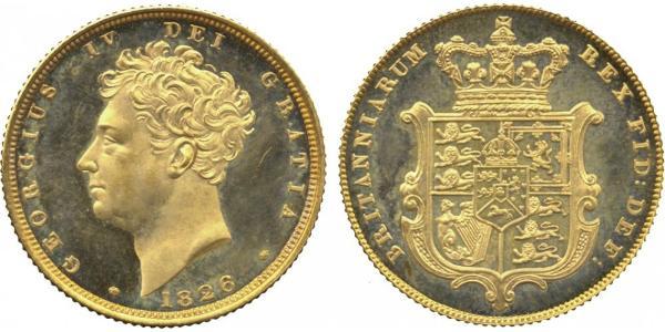 1 Соверен Сполучене королівство Великобританії та Ірландії (1801-1922) Золото Георг IV (1762-1830)