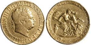 1 Соверен Сполучене королівство Великобританії та Ірландії (1801-1922) / Велика Британія  Золото Георг III (1738-1820)