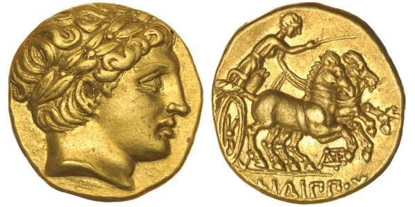 1 Статер Македонское  царство (800BC-146BC) Золото Philip II of Macedon (382 BC - 336 BC)