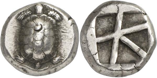 1 Статер Стародавня Греція (1100BC-330) Срібло 