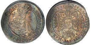 1 Талер Австрія Латунь Леопольд I Габсбург(1640-1705)