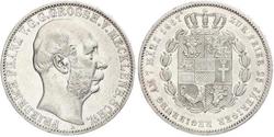 1 Талер Duchy of Mecklenburg-Schwerin (1352-1918) Серебро Фридрих Франц II (великий герцог Мекленбург-Шверина)