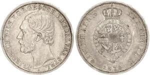 1 Талер Duchy of Mecklenburg-Schwerin (1352-1918) Серебро Фридрих Вильгельм II (великий герцог Мекленбург-Стрелица)