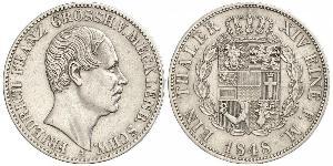 1 Талер Duchy of Mecklenburg-Schwerin (1352-1918) Серебро Фридрих Франц II (великий герцог Мекленбург-Шверина)