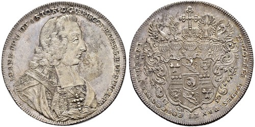 1 Талер Prince-Bishopric of Bamberg (1245–1802) Серебро 