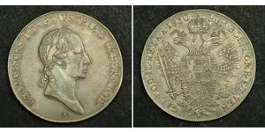 1 Талер Австрийская империя (1804-1867) Серебро Francis II, Holy Roman Emperor (1768 - 1835)