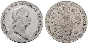 1 Талер Австрийская империя (1804-1867) Серебро Francis II, Holy Roman Emperor (1768 - 1835)