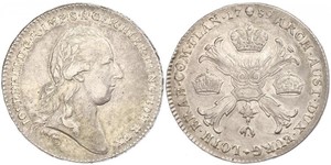 1 Талер Австрийская империя (1804-1867) Серебро 
